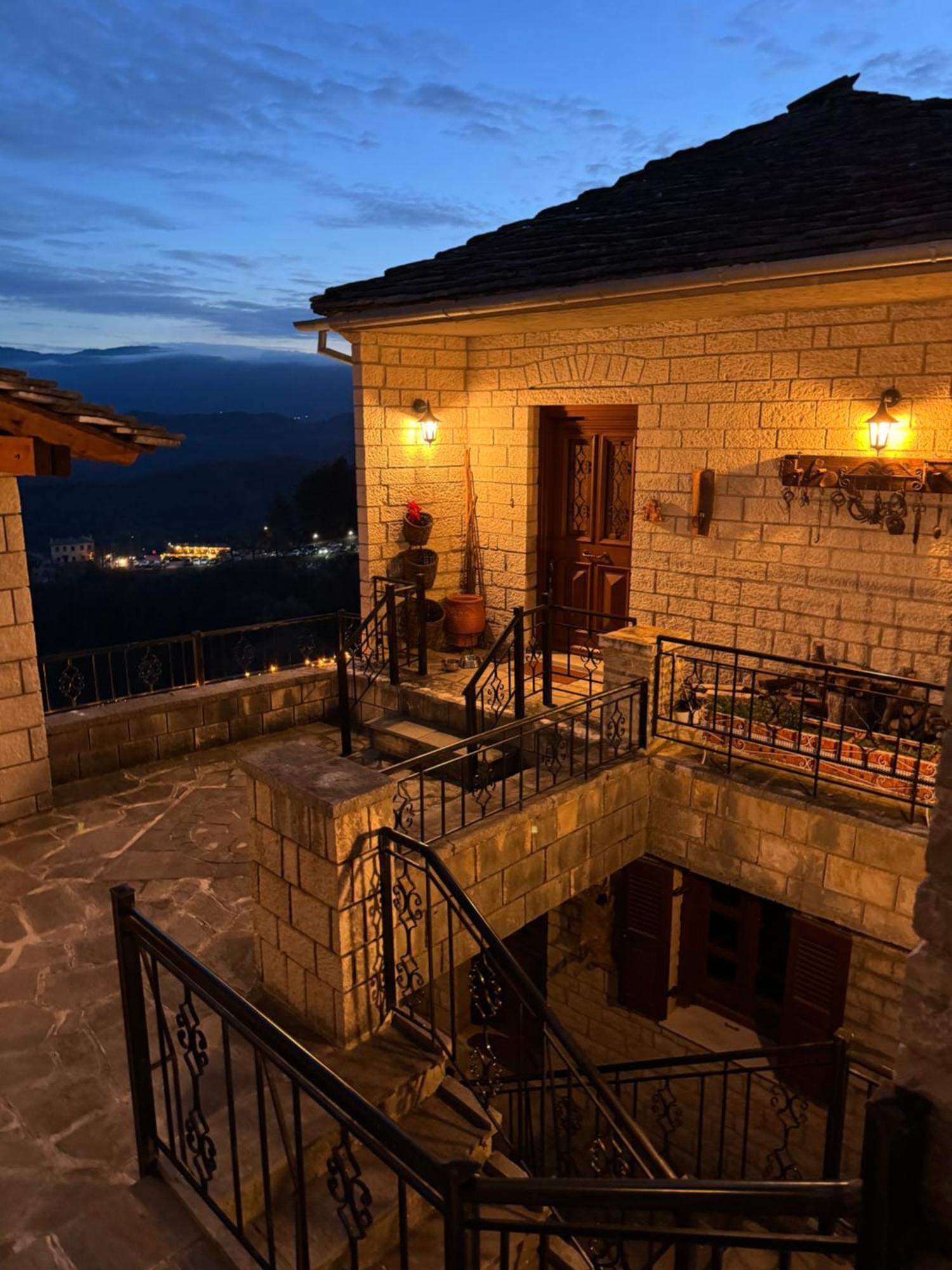 Βίτσα Πετρόκτιστο Αρχοντικό "Ιόλη" Με Θέα Ζαγόριヴィラ エクステリア 写真