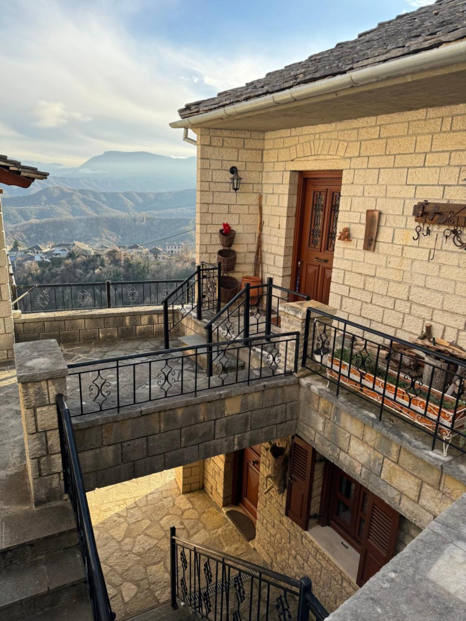 Βίτσα Πετρόκτιστο Αρχοντικό "Ιόλη" Με Θέα Ζαγόριヴィラ エクステリア 写真